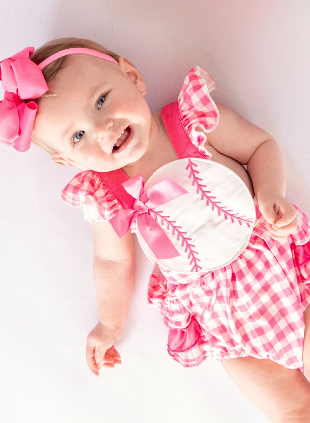 Little Slugger Ruffle Romper