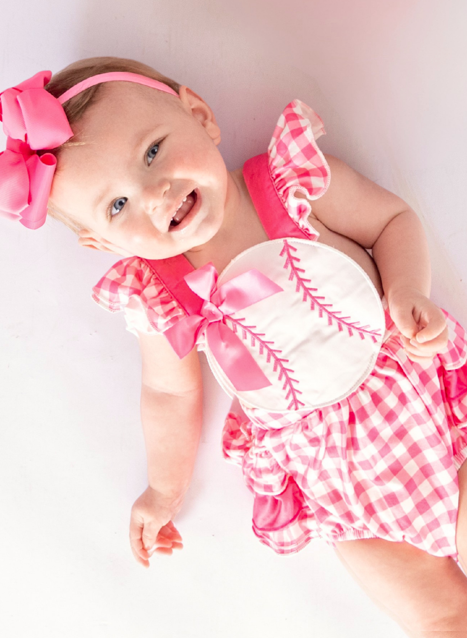Little Slugger Ruffle Romper