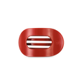 Flat Round Hair Clip | Small | Red Carpet Ready
