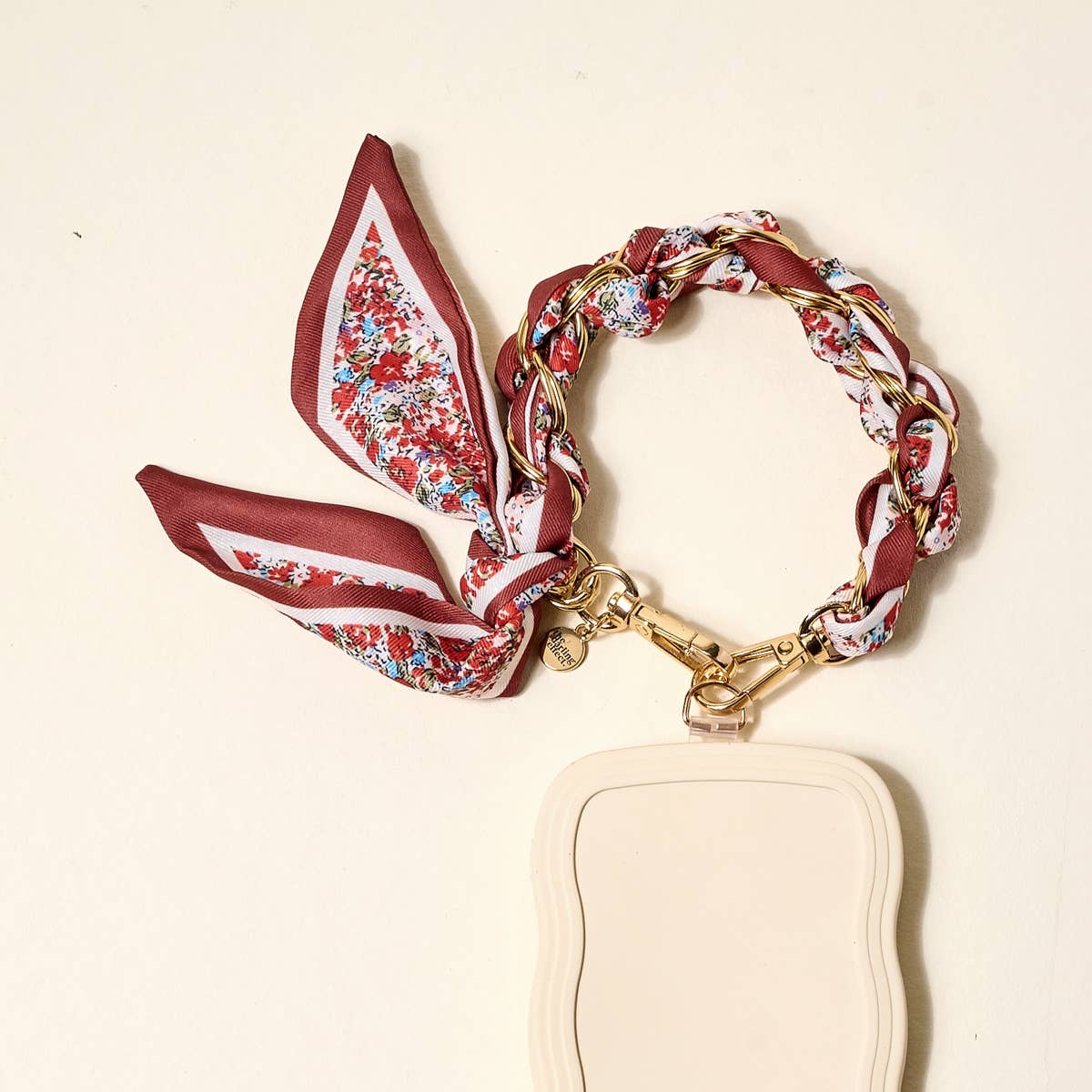 Call Me Later Phone Scarf | Crimson Rose
