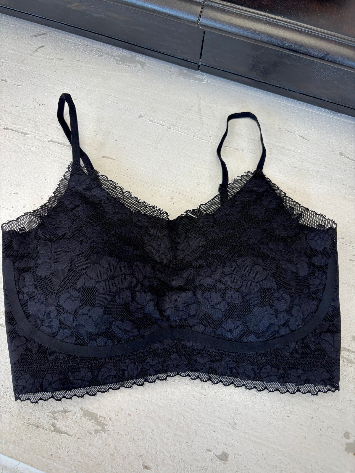 Floral Laced Bralette | OS