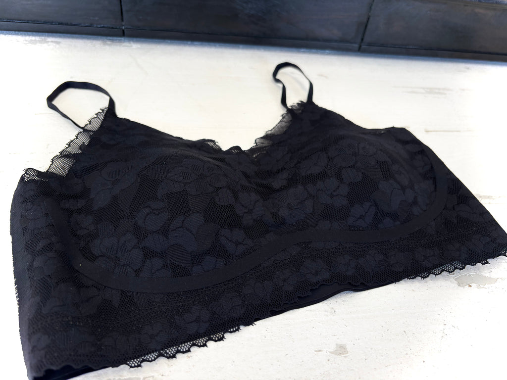 Floral Laced Bralette | OS
