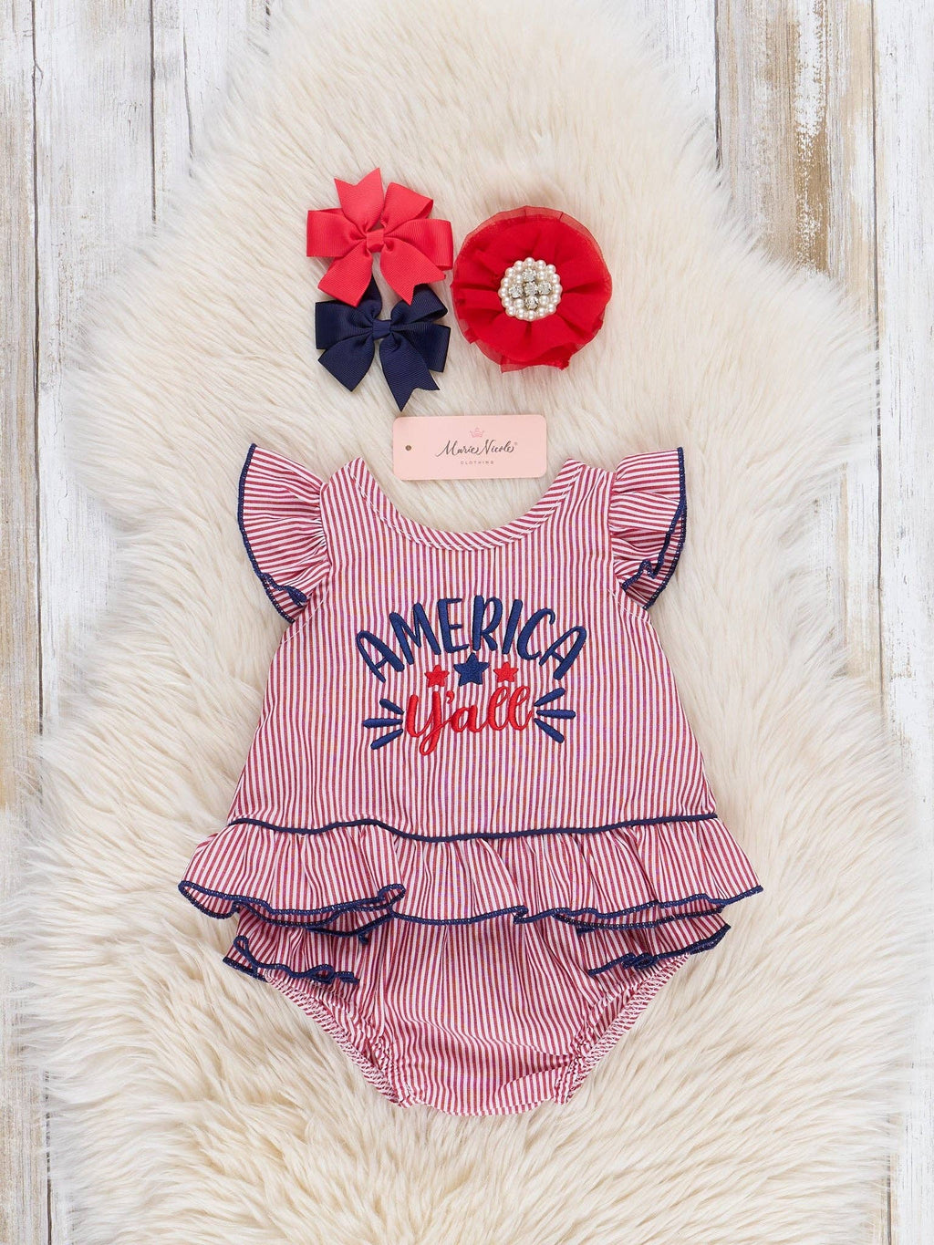 Red "America, Y'all" Set