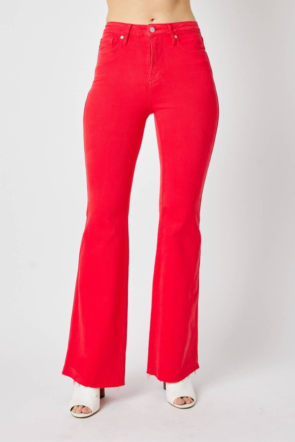 Judy Blue Red Flares w/ Tummy Control