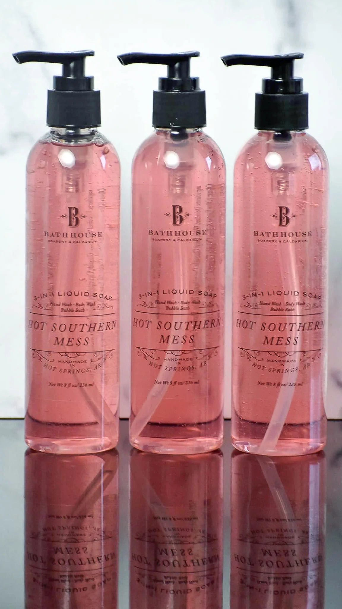 Bathhouse 3-In-1 Liquid Soap | Hot Southern Mess