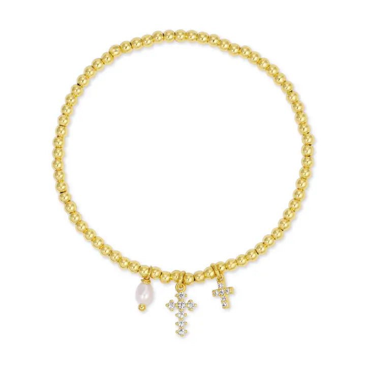Divine Grace Charm Stretch Bracelet