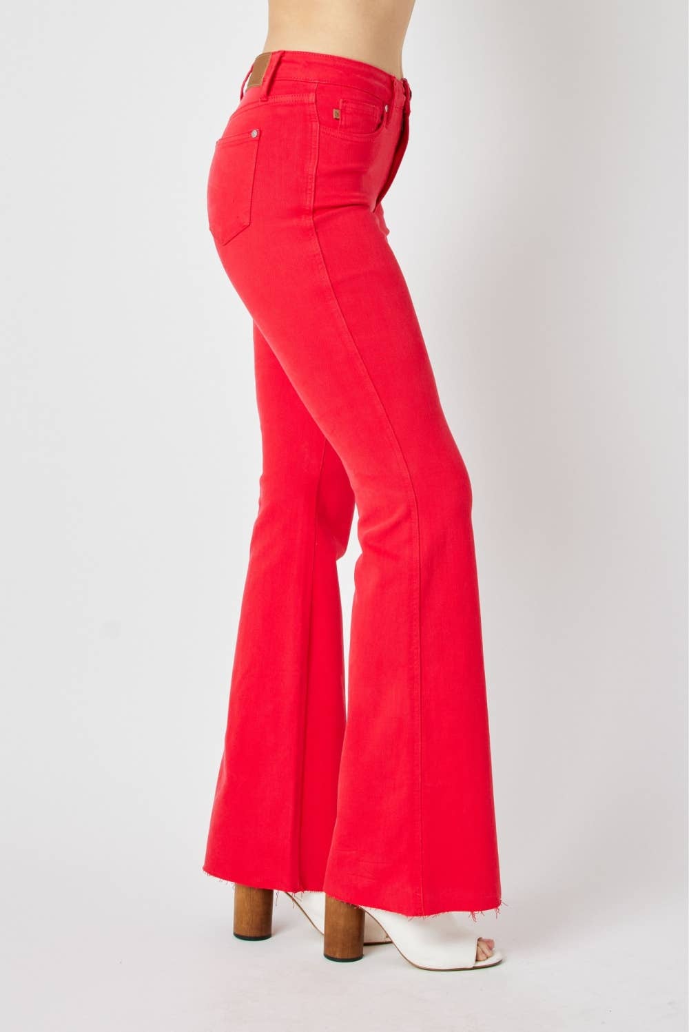 Judy Blue Red Flares w/ Tummy Control
