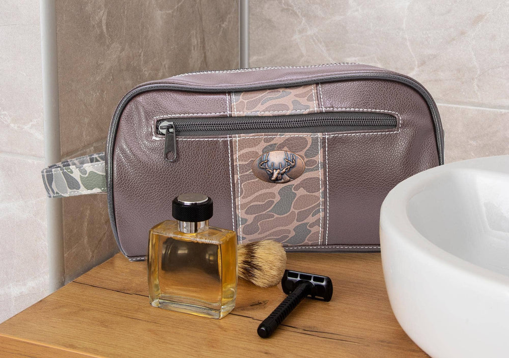 Buck Old School Camo Dopp Toiletry Bag