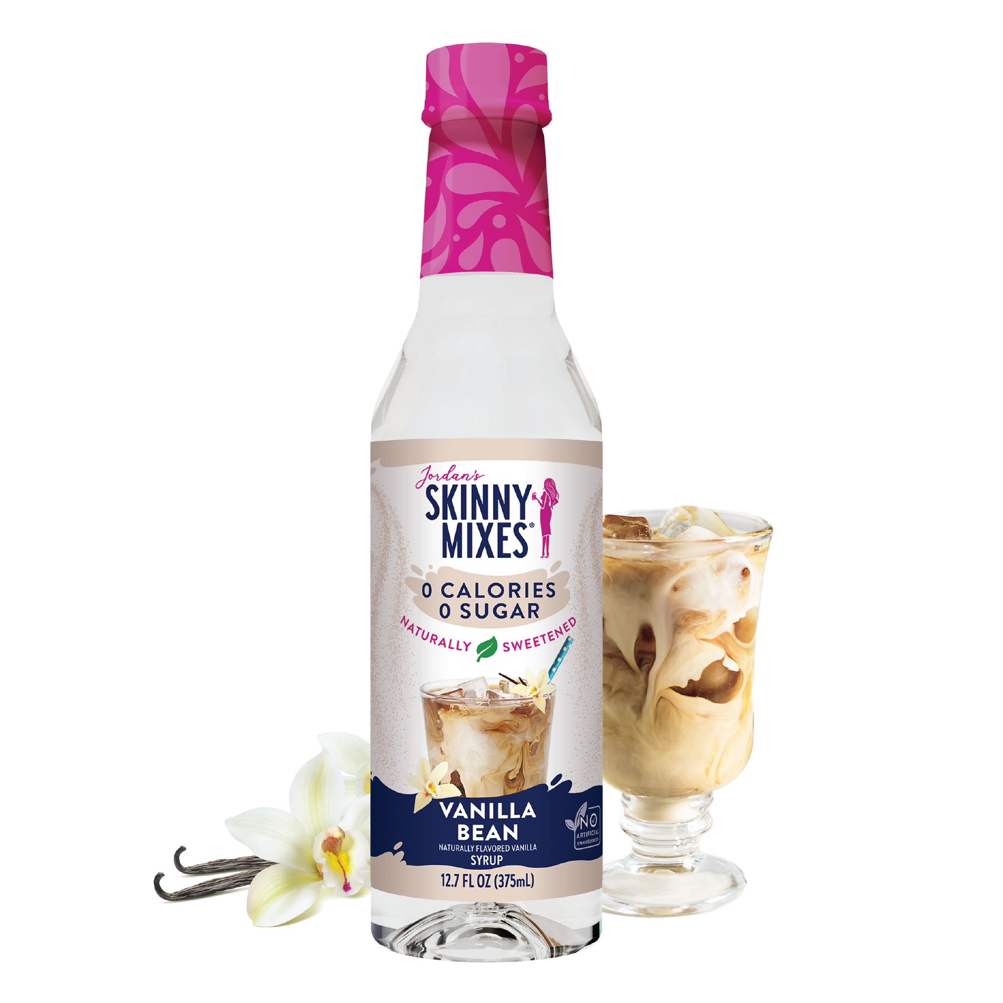 Naturally Sweetened Vanilla Bean Syrup - 375ml