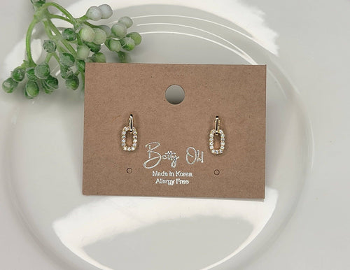 CZ Mini Dangle Earrings