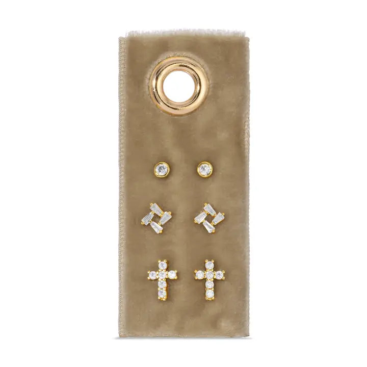 3-Piece Earring Set