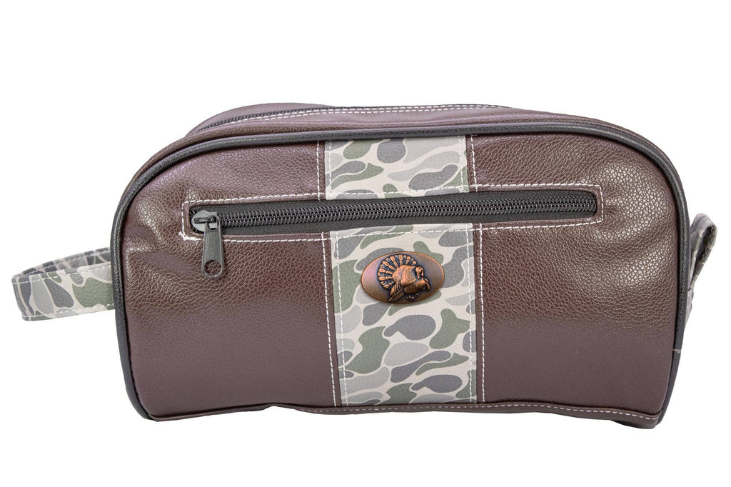 Turkey Brown Pebble Toiletry Dopp Bag