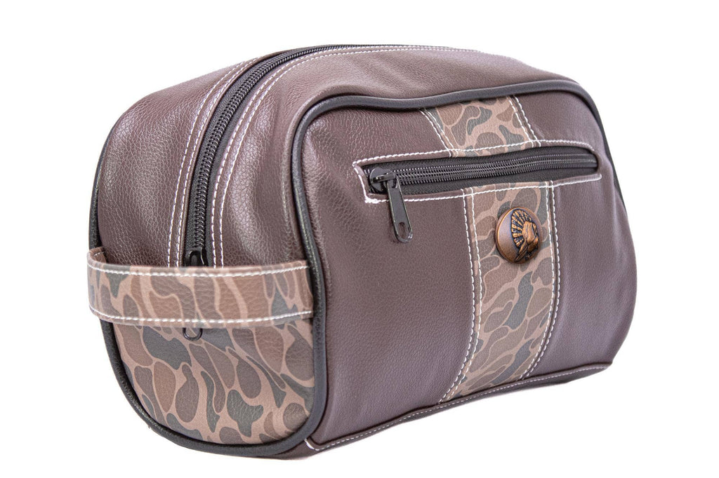 Turkey Brown Pebble Toiletry Dopp Bag