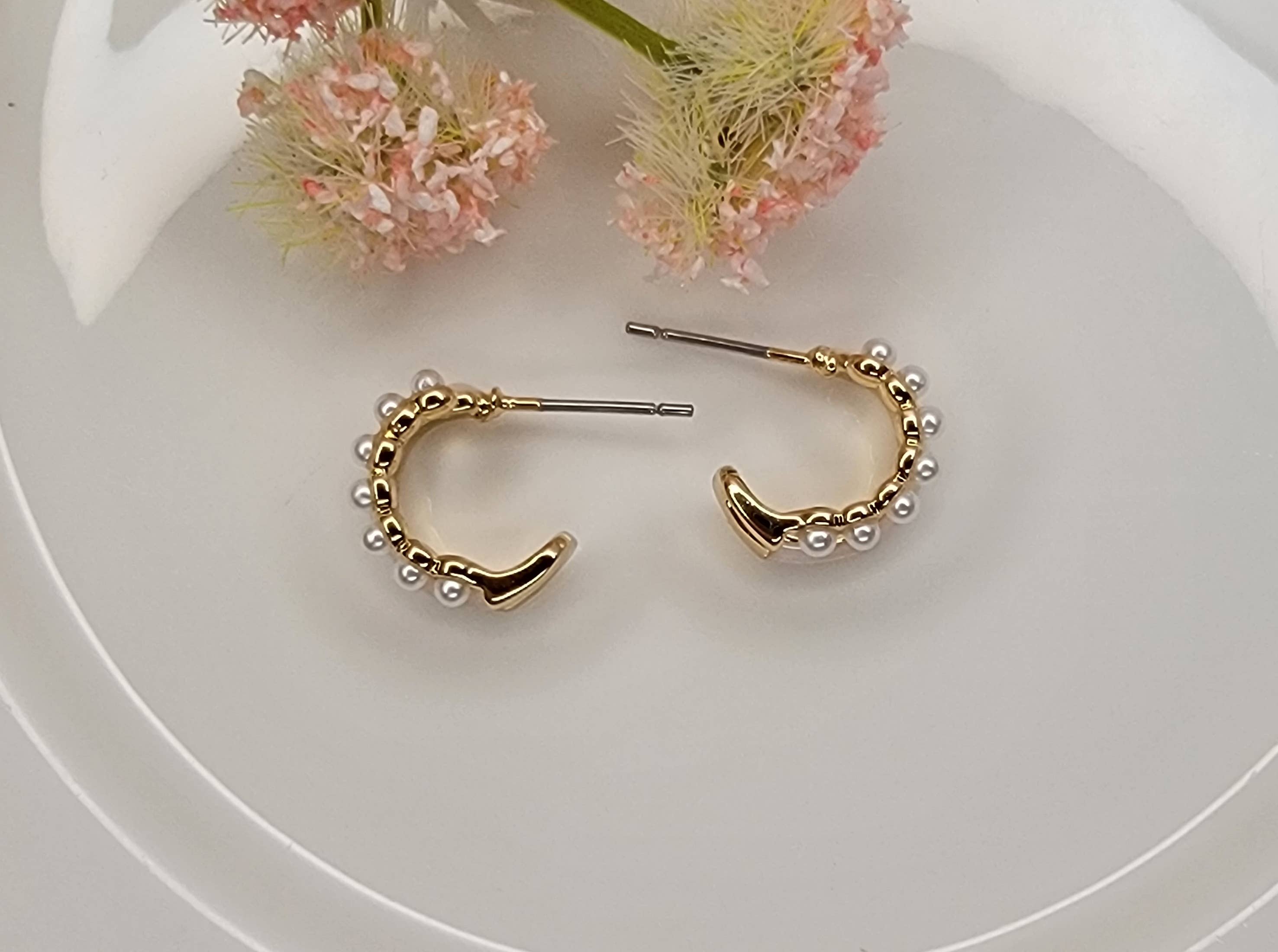 Small Double Layered Hoop Earrings