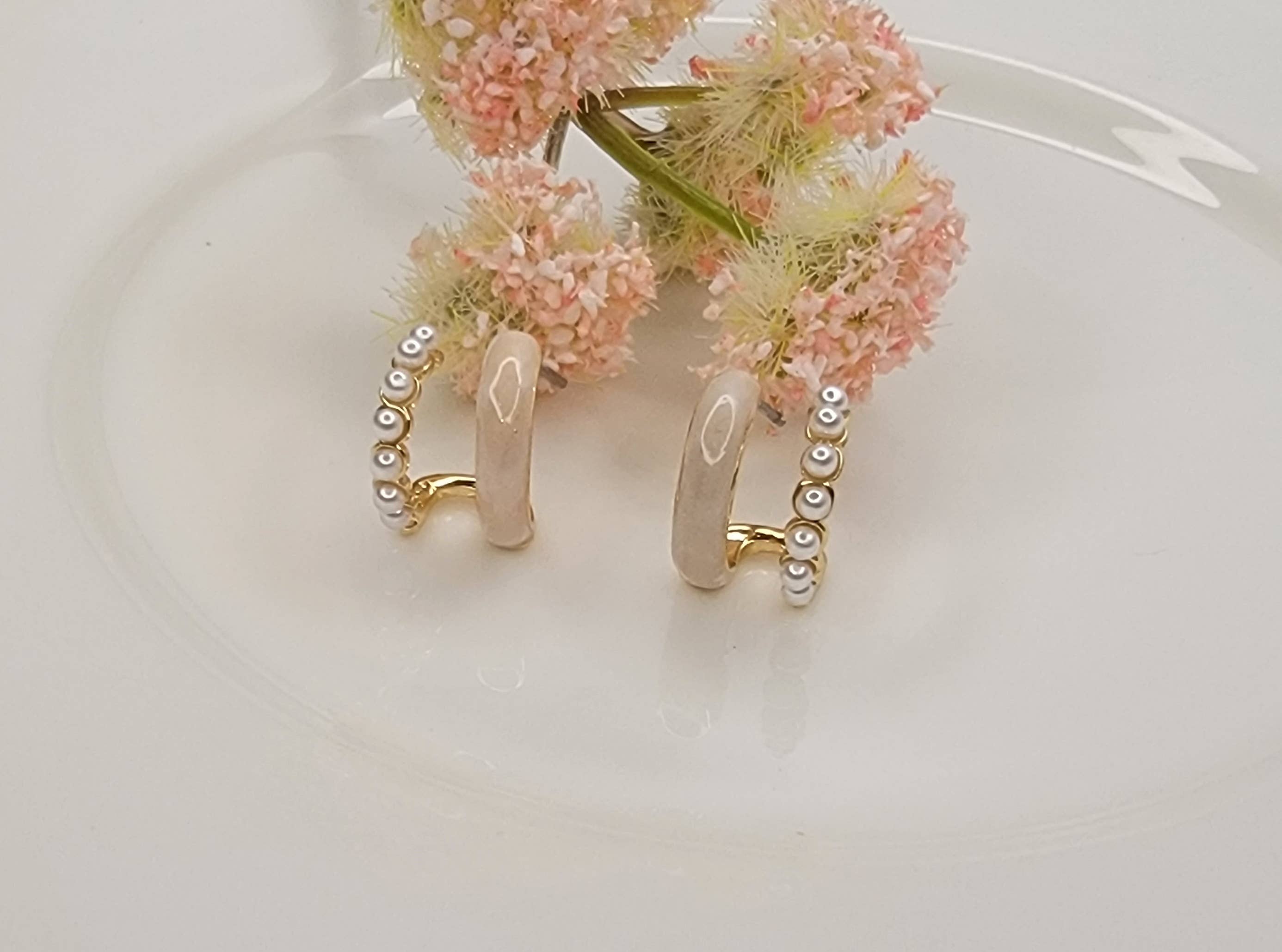 Small Double Layered Hoop Earrings