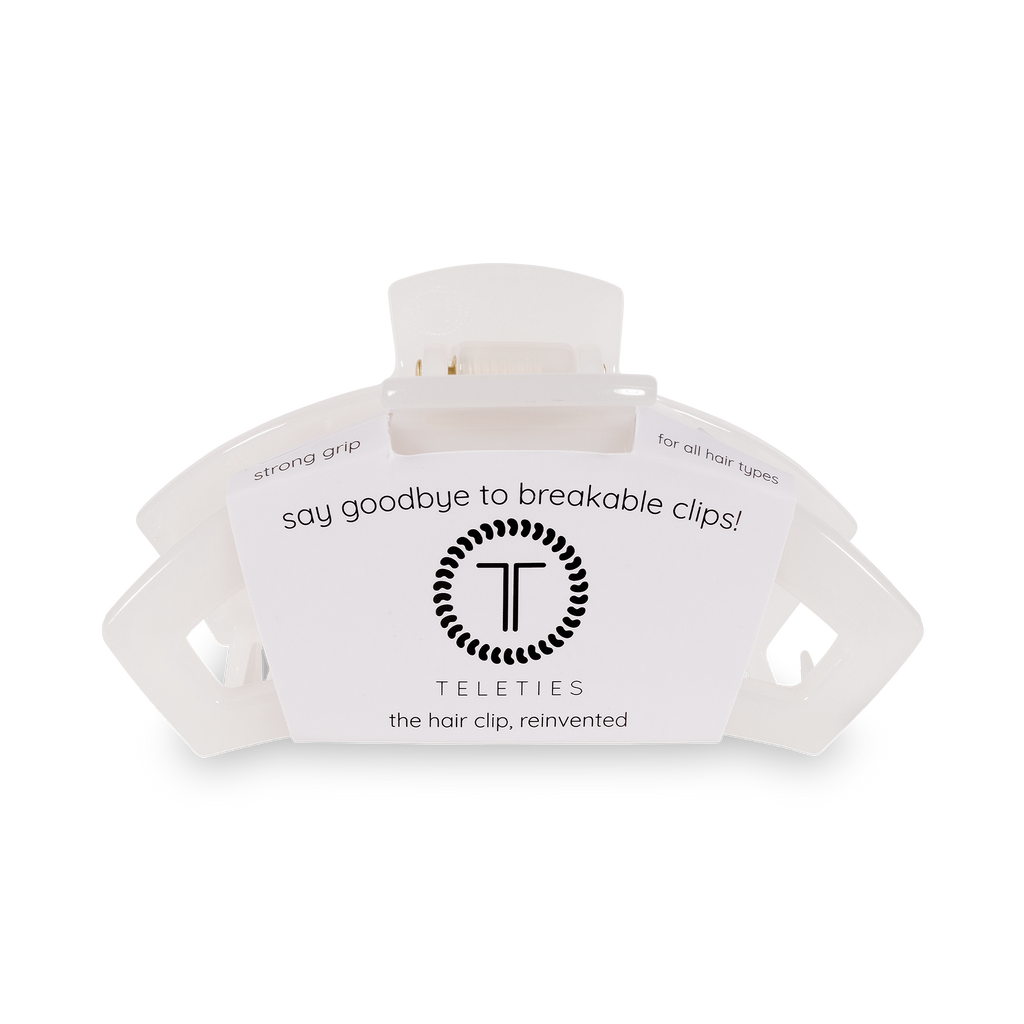 Open Hair Clip | Small | Coconut White