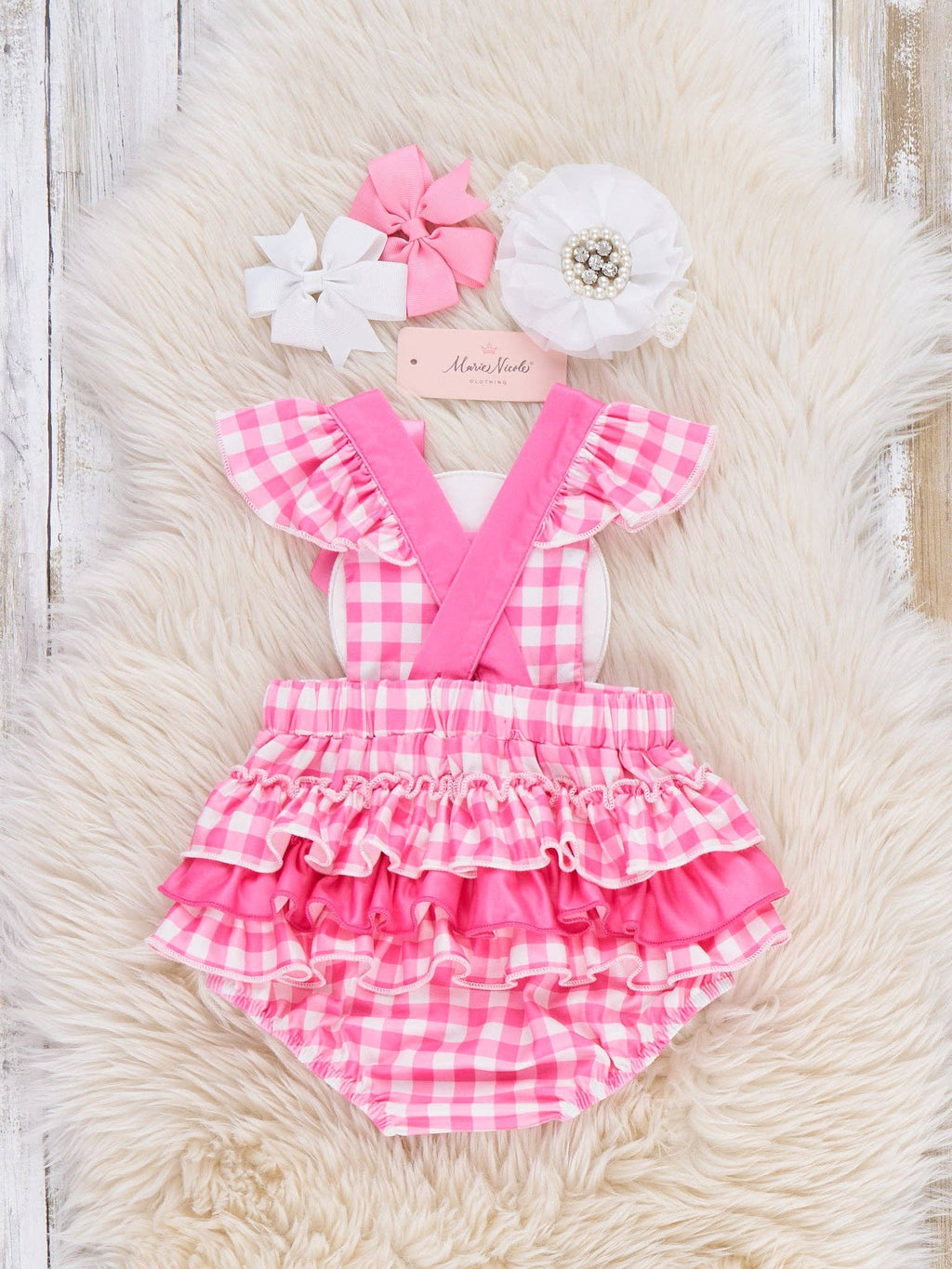 Little Slugger Ruffle Romper