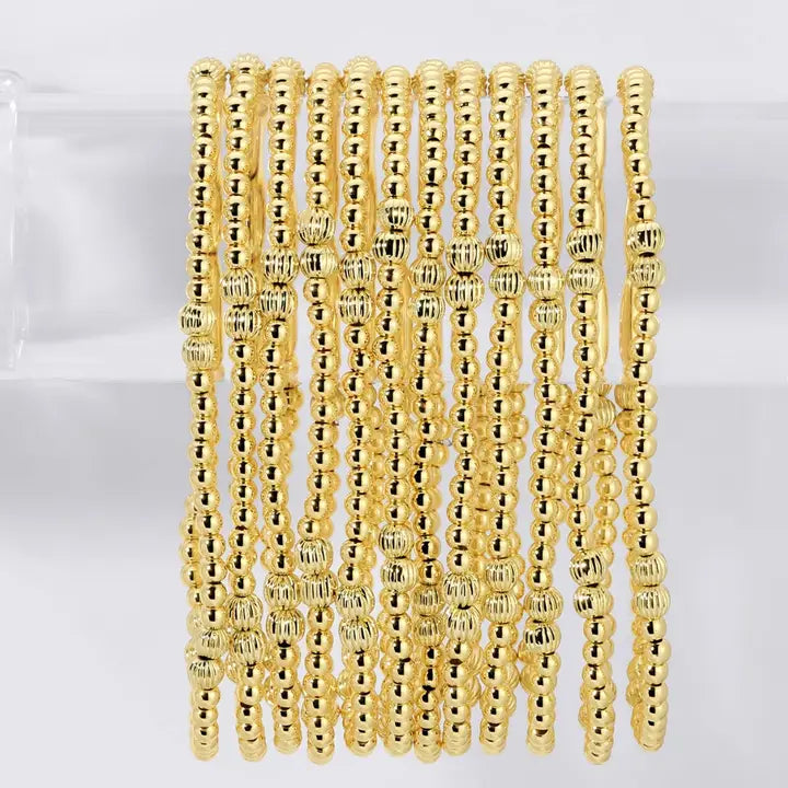 3mm Beaded/Large Bead Bracelets