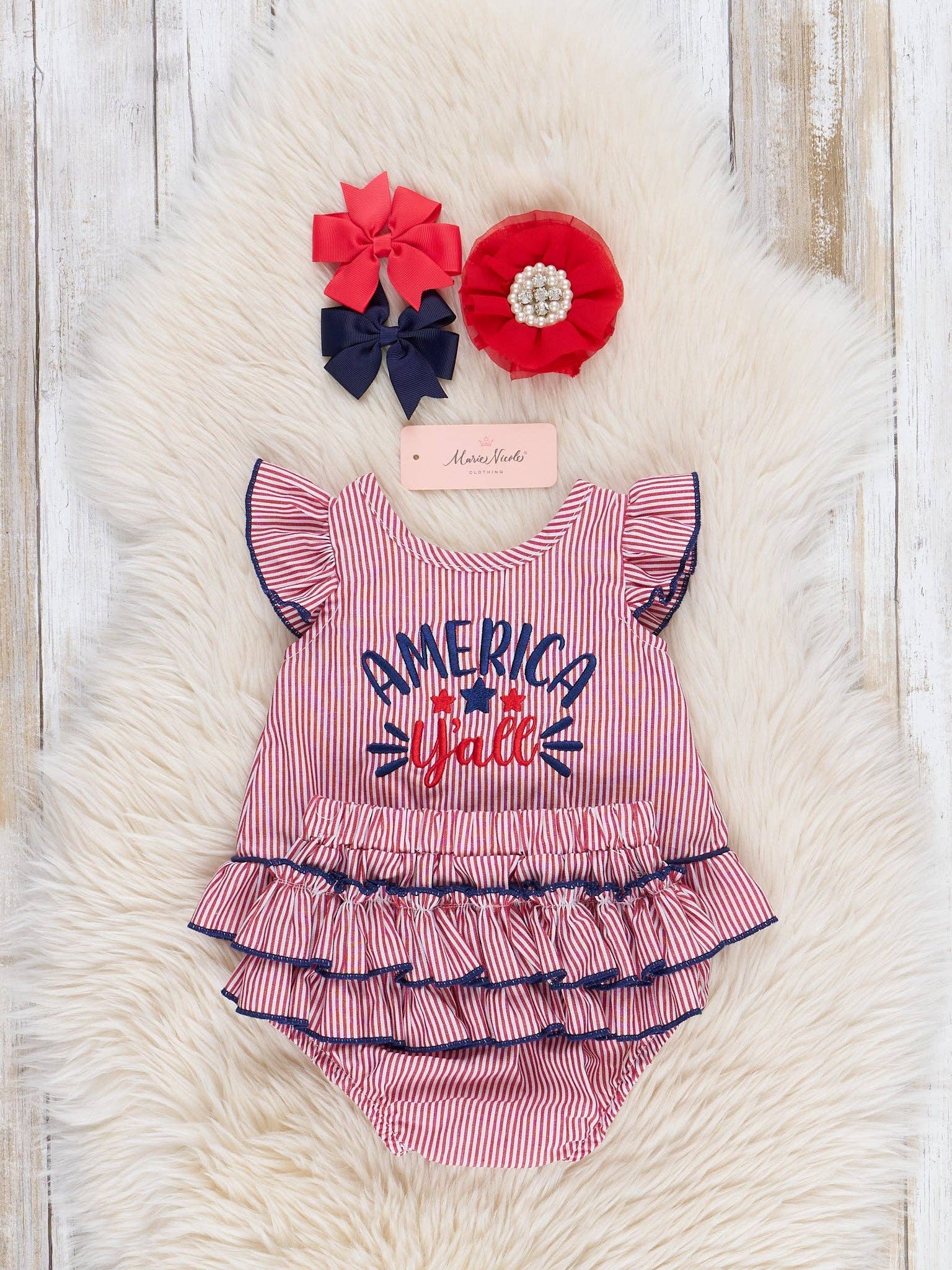 Red "America, Y'all" Set