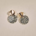 Marble Muse Earrings–Dalmatian Darling