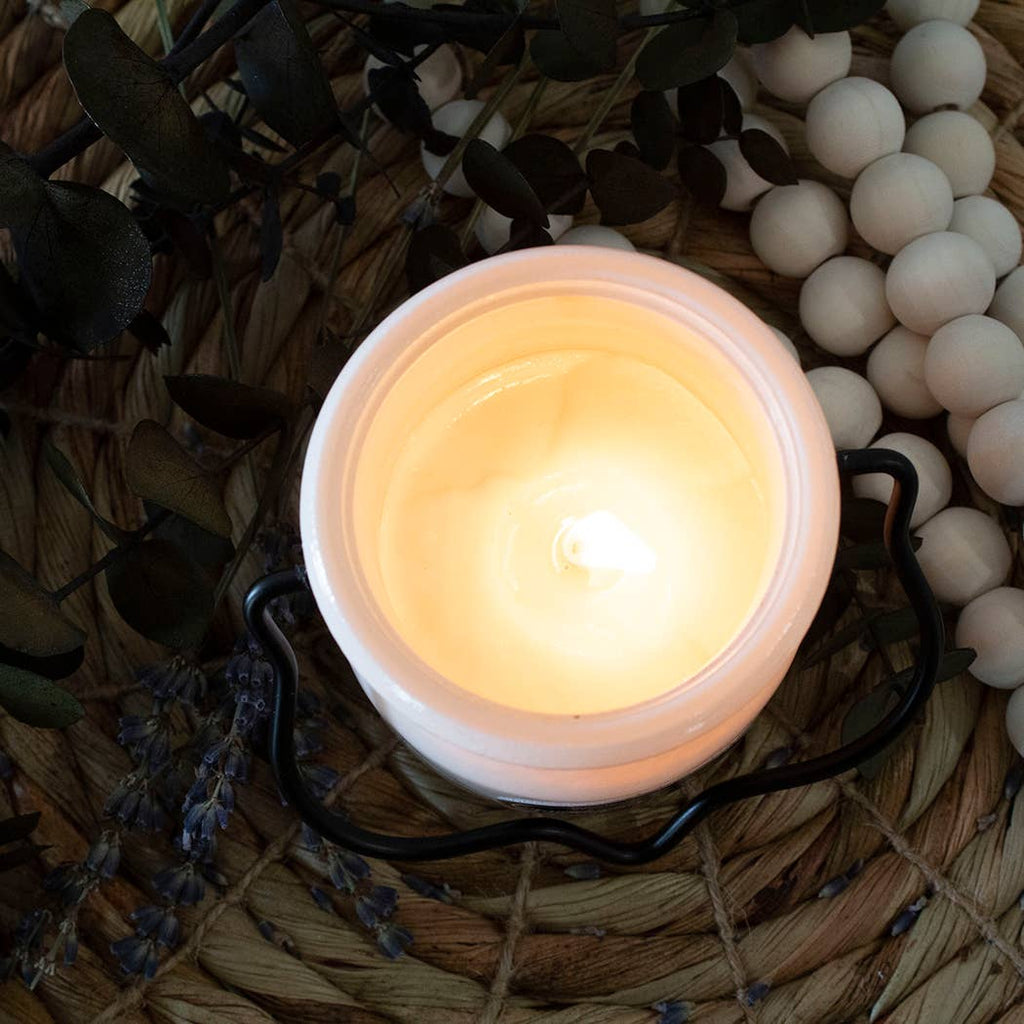 5 oz Cream Jar Candle: Tobacco & Honey
