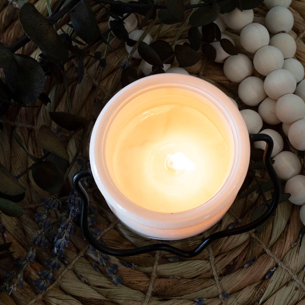 5 oz Cream Jar Candle: Tobacco & Honey