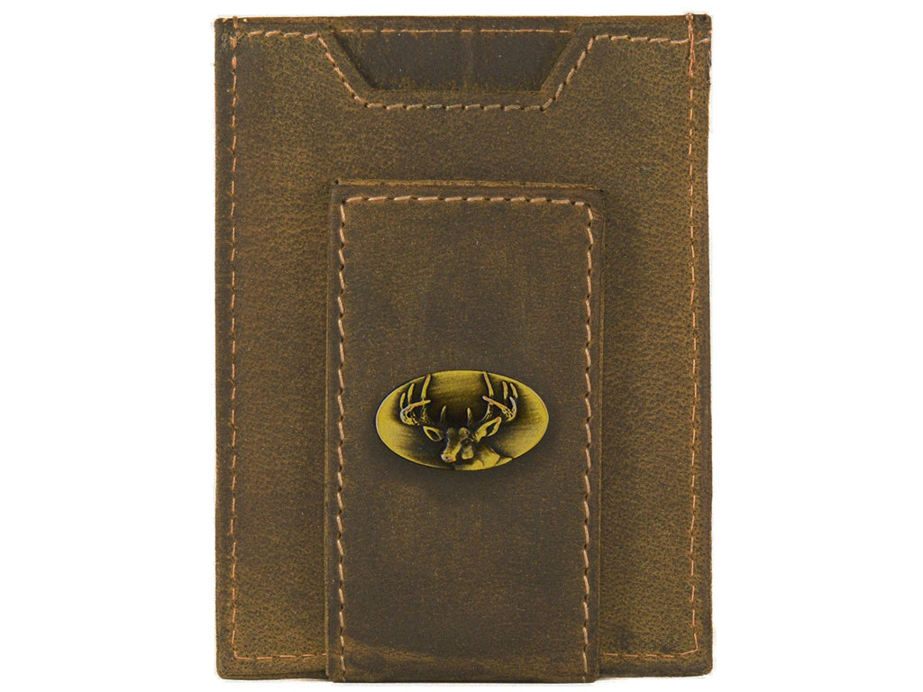Buck Vintage Leather Magnetic Pocket Wallet