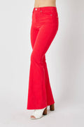 Judy Blue Red Flares w/ Tummy Control