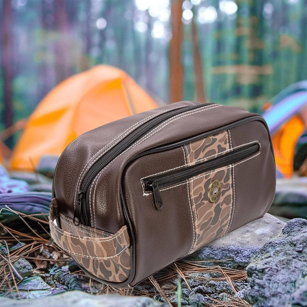 Shot Shell Toiletry Dopp Bag