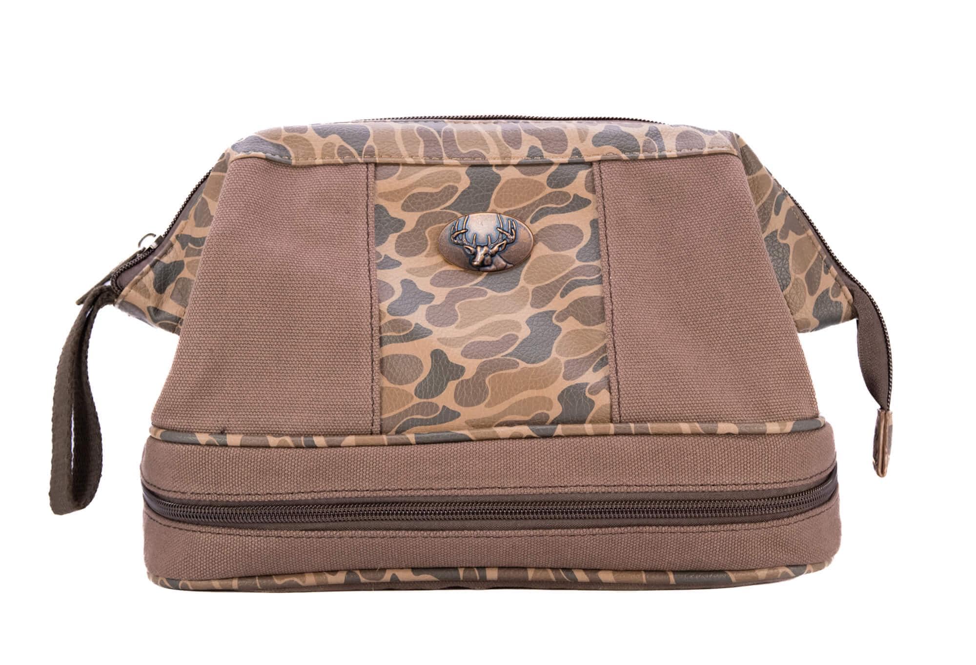 Buck Brown Canvas Toiletry Bag
