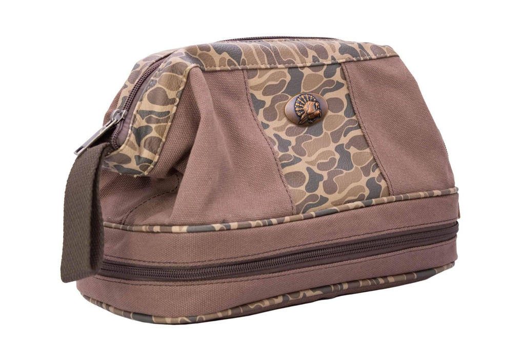 Turkey Brown Canvas Toiletry Bag