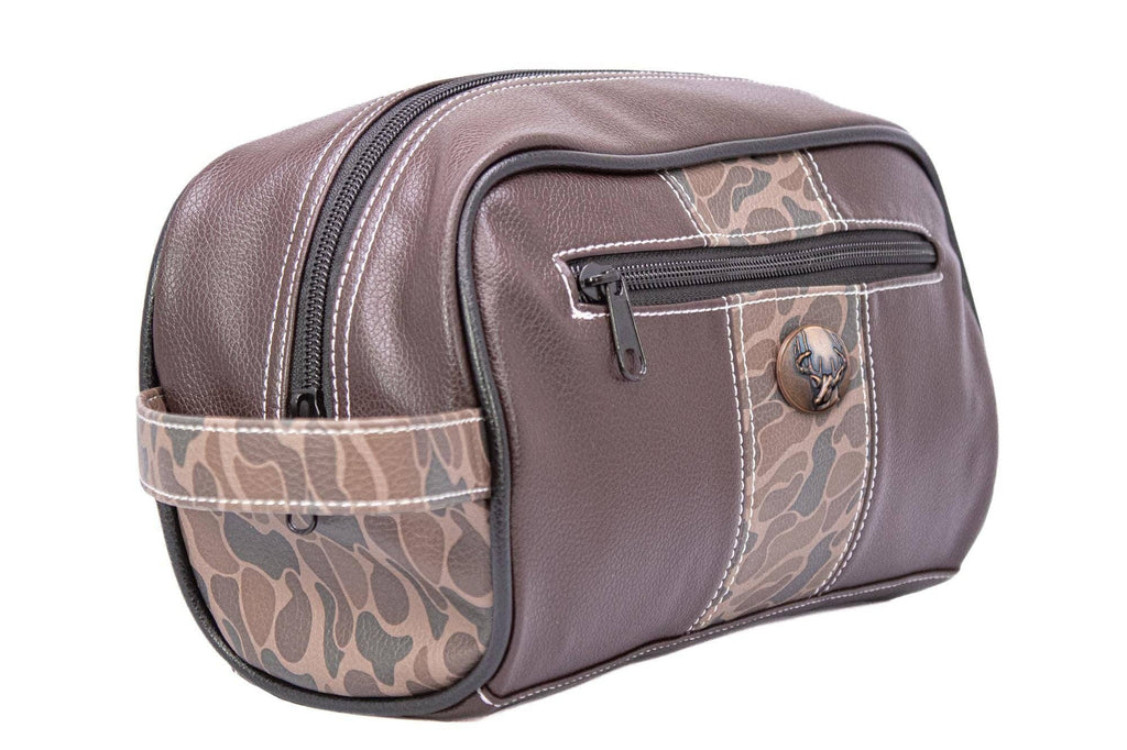 Buck Old School Camo Dopp Toiletry Bag