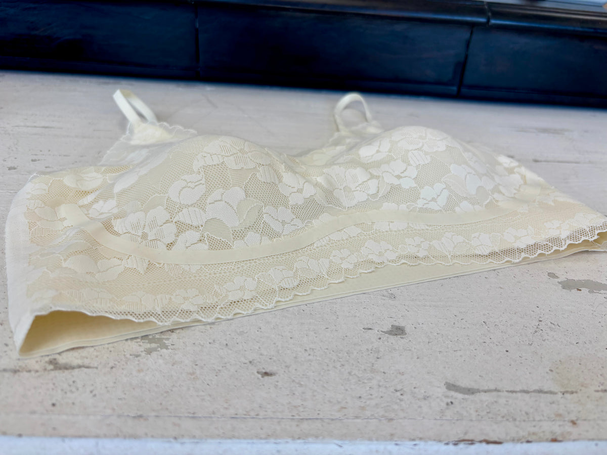 Floral Laced Bralette | OS