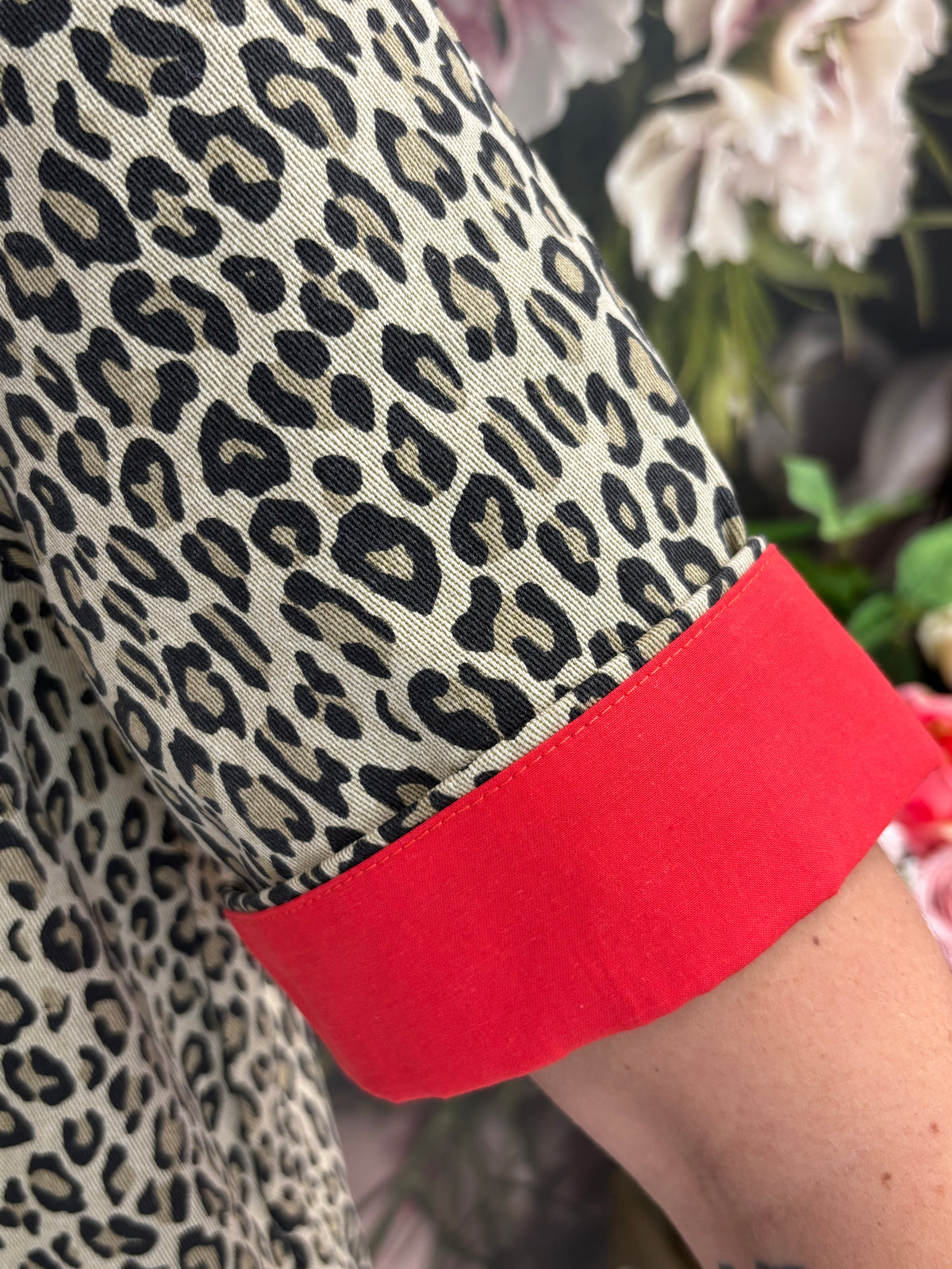 Leopard Button-Down Dress