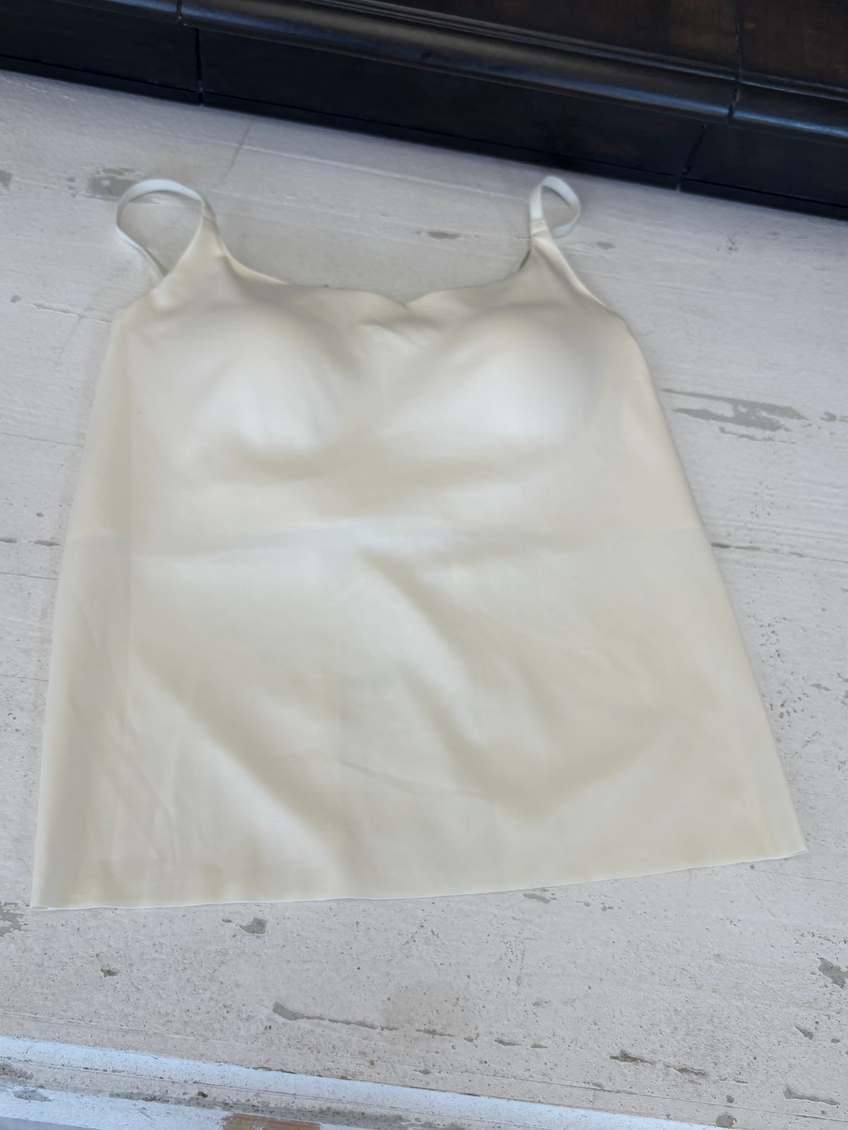 Cami w/ Floral Lace Back Panel