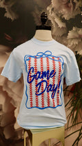 Baseball Game Day Laces CC Tee