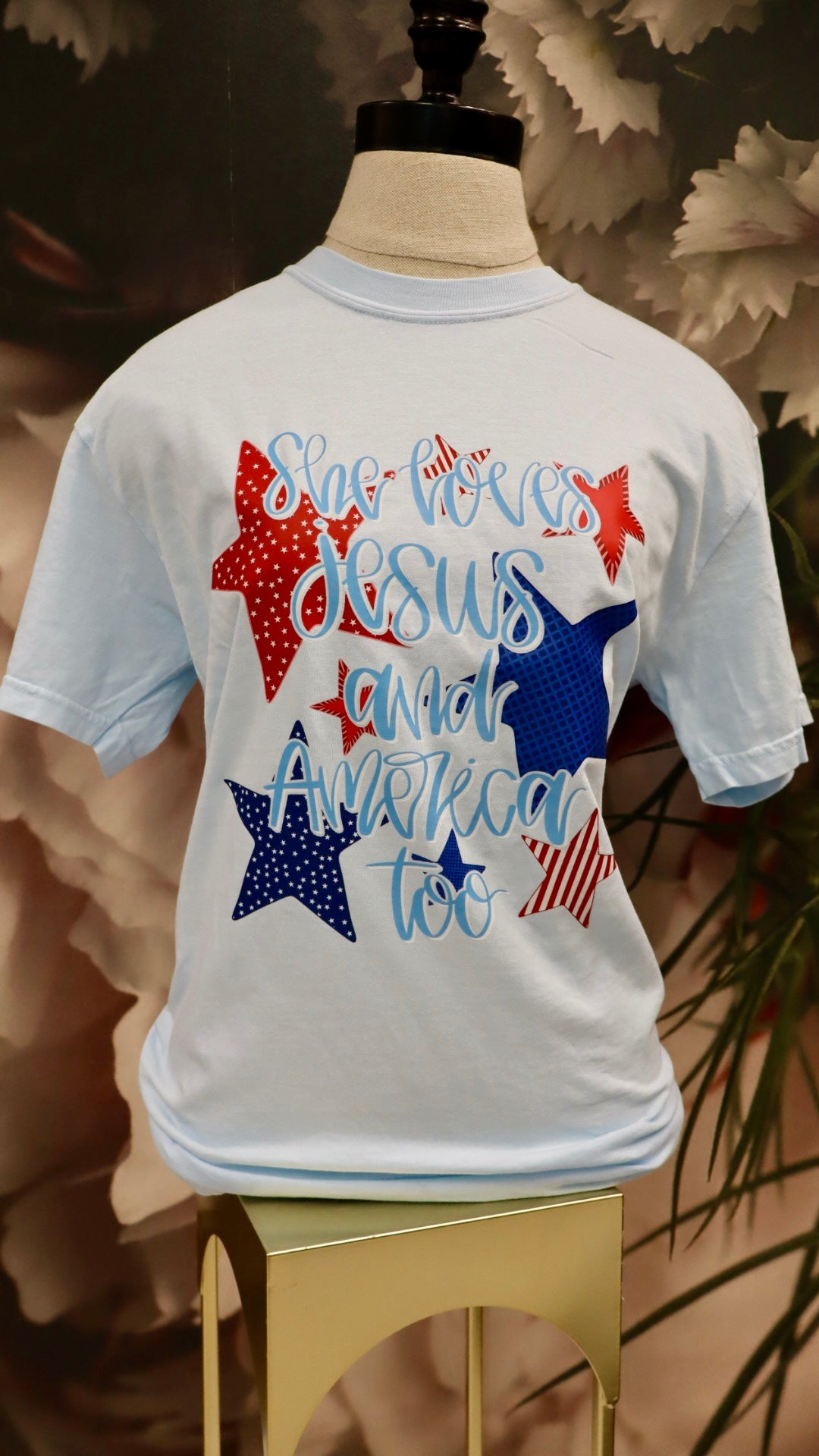 Loves Jesus & America Too T-Shirt