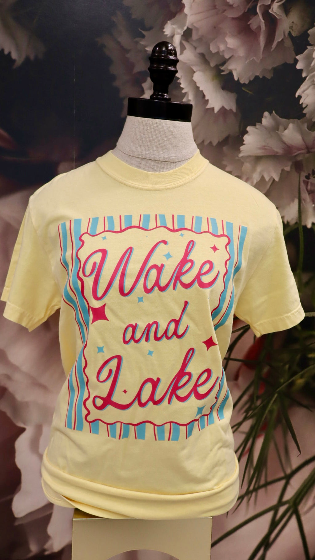 Wake & Lake Comfort Color Tee