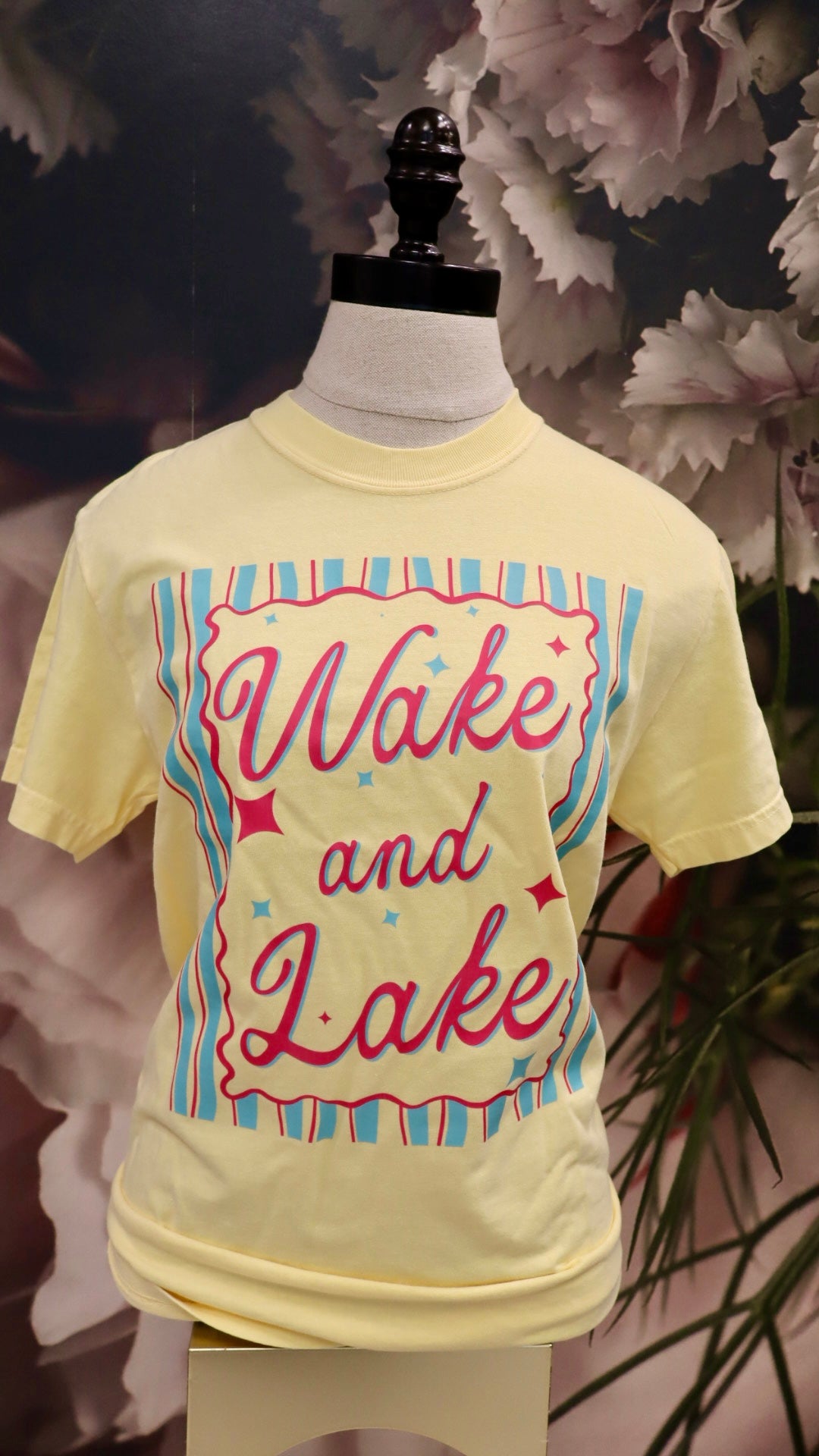 Wake & Lake Comfort Color Tee