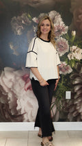 High Rise Washed Black Cropped Jean