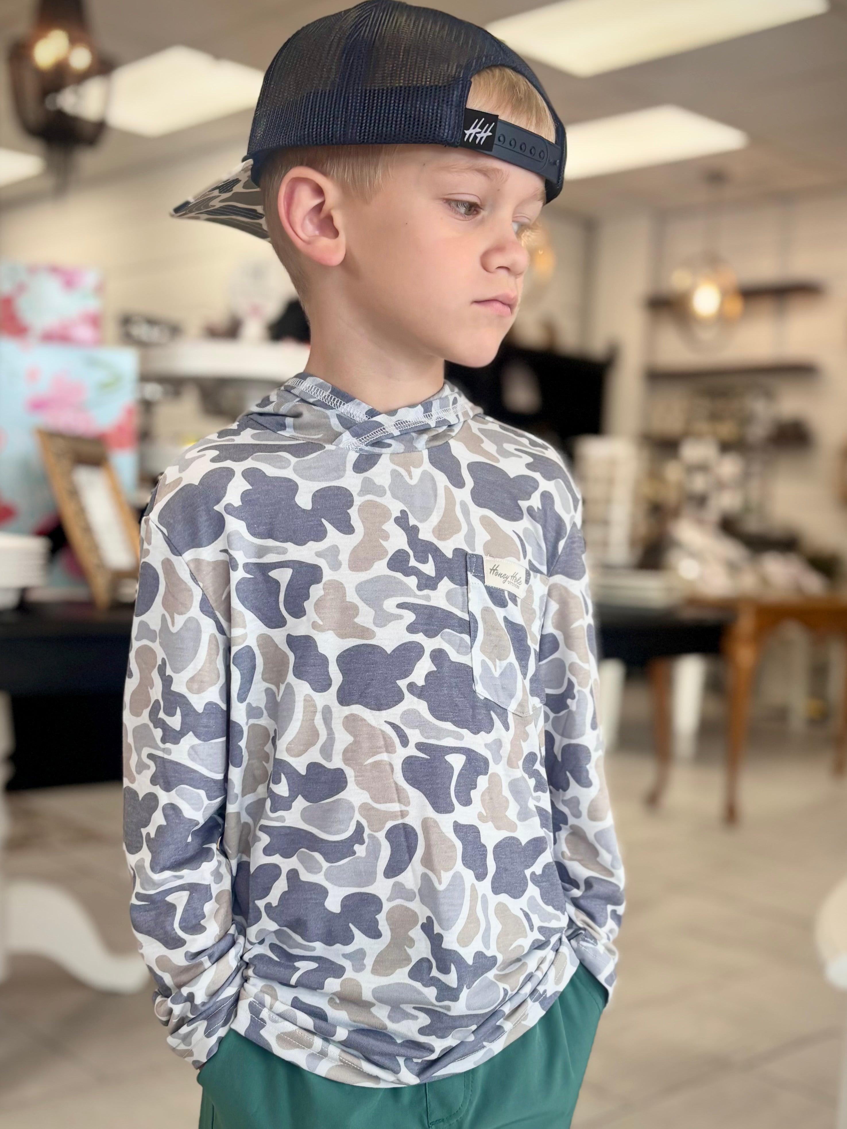 Drift Youth Hoodie- Smoke Camo