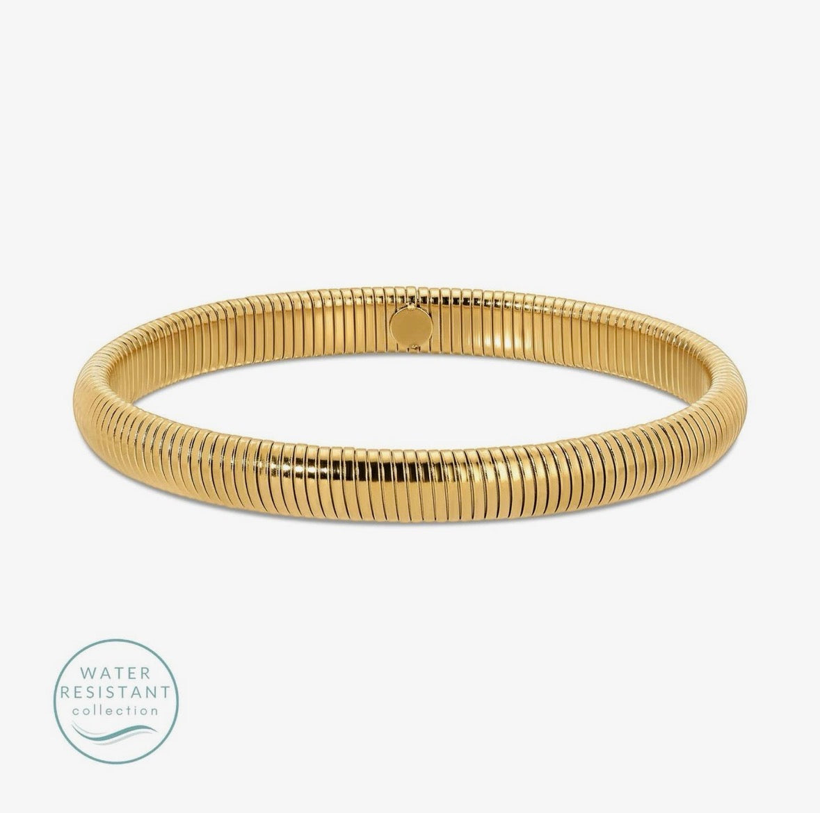 Gold Waterproof Flex Bangle | Narrow