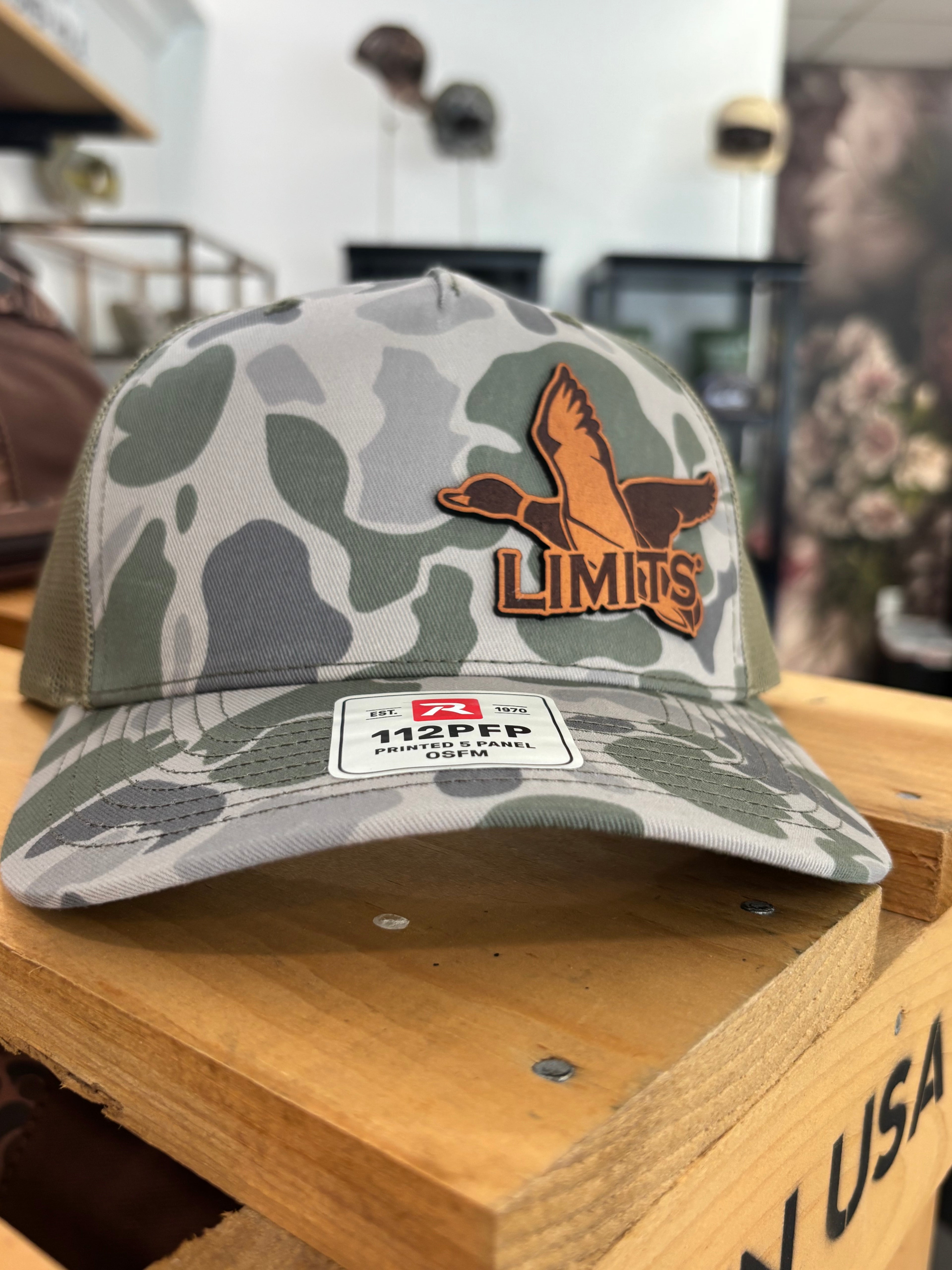 Limits Green Camo Patch Hat