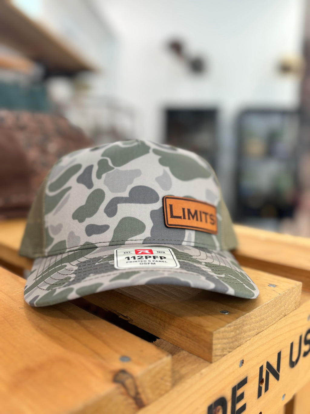 Limits Green Camo Patch Hat