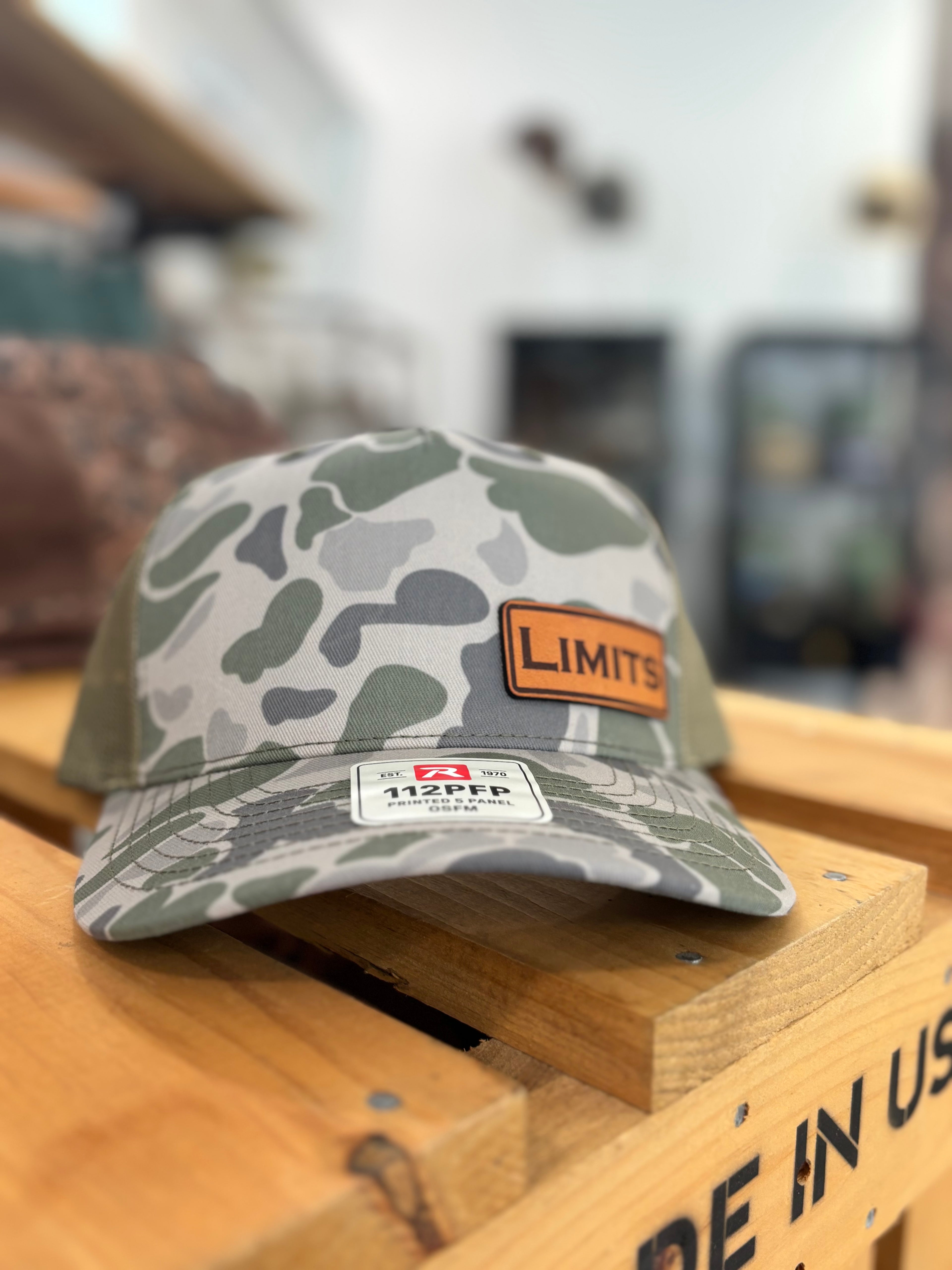 Limits Green Camo Patch Hat