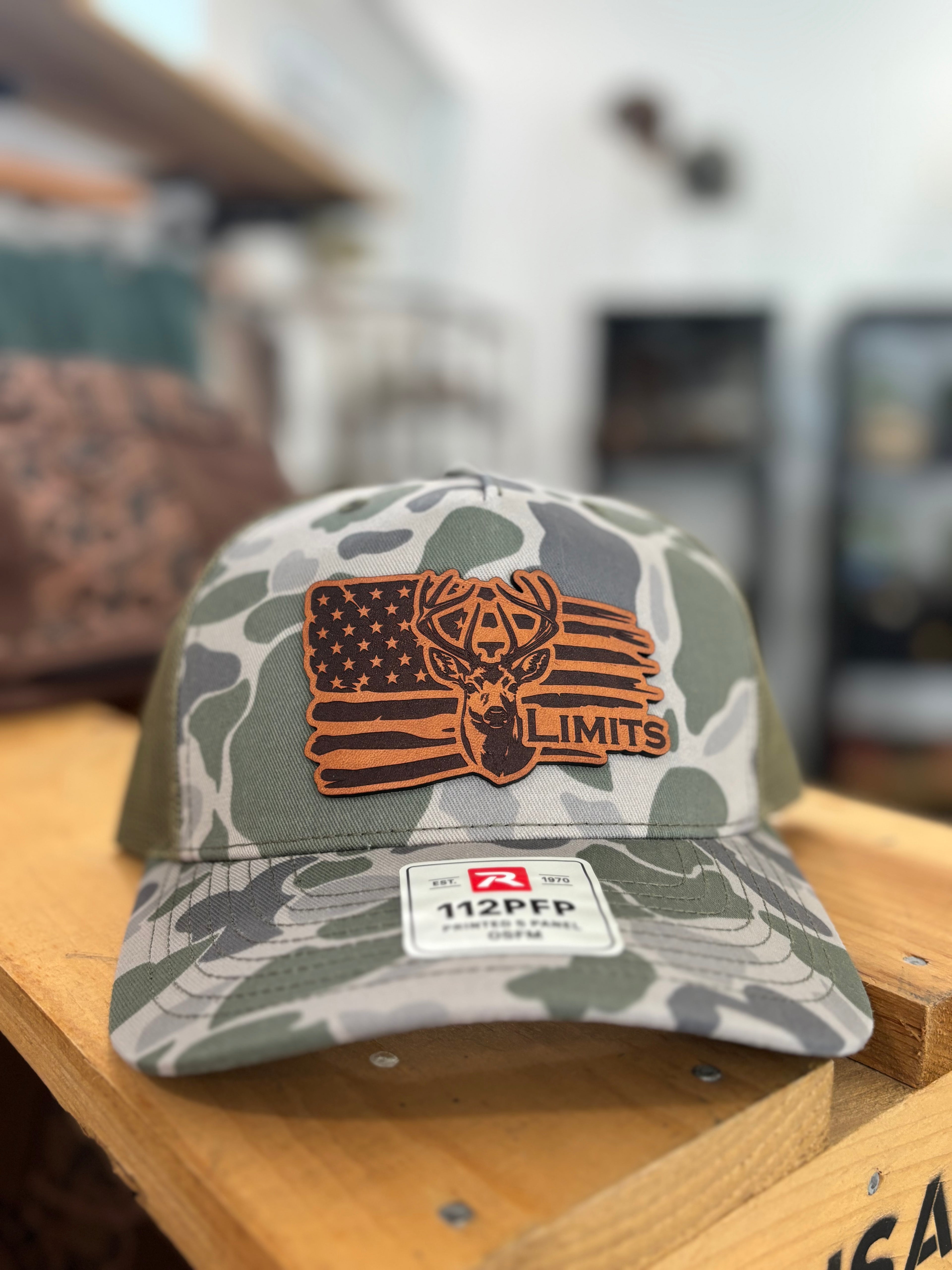 Limits Green Camo Patch Hat
