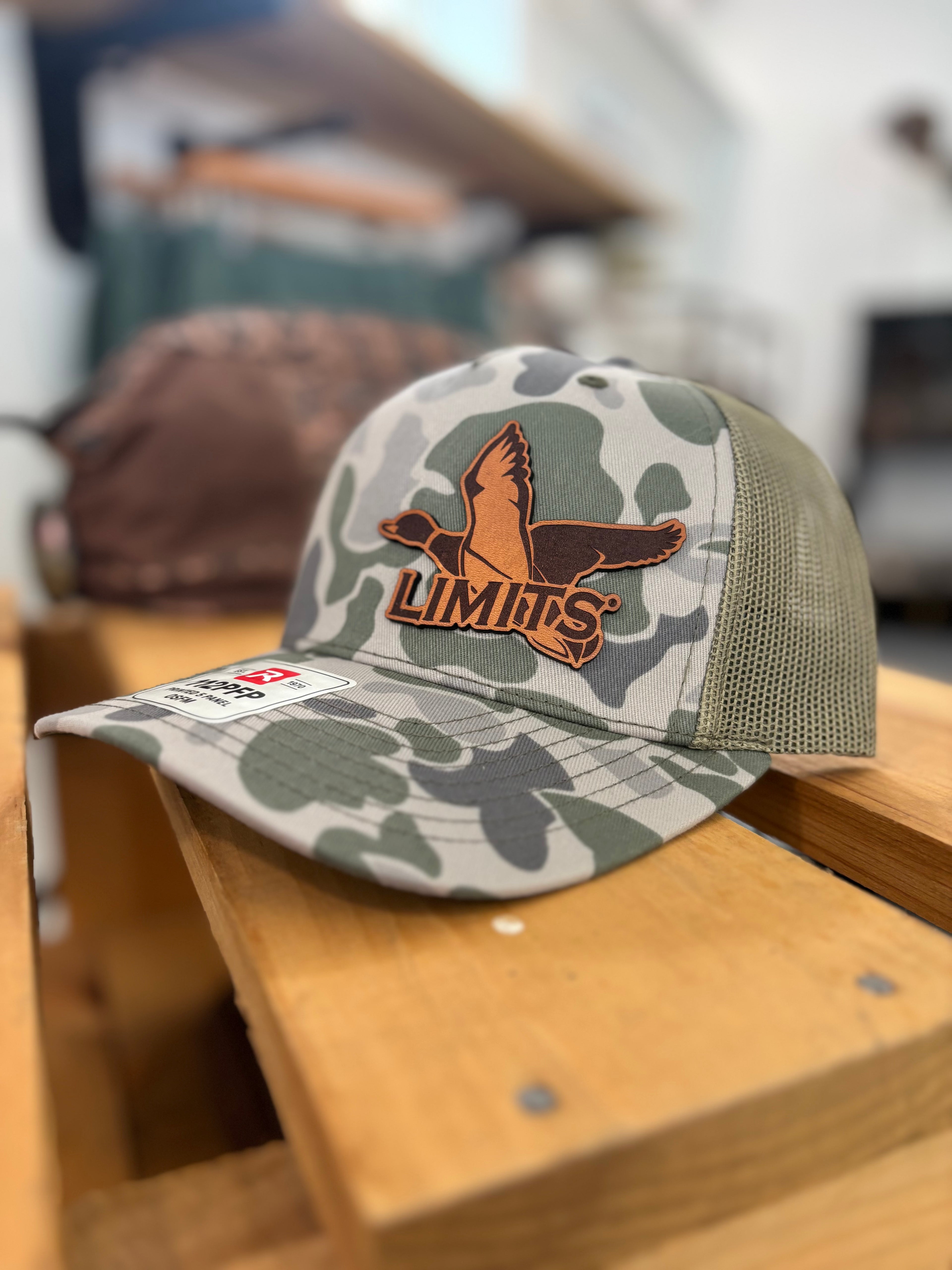 Limits Green Camo Patch Hat