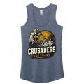 Vintage Lady Crusaders Softball Tank| Navy Frost