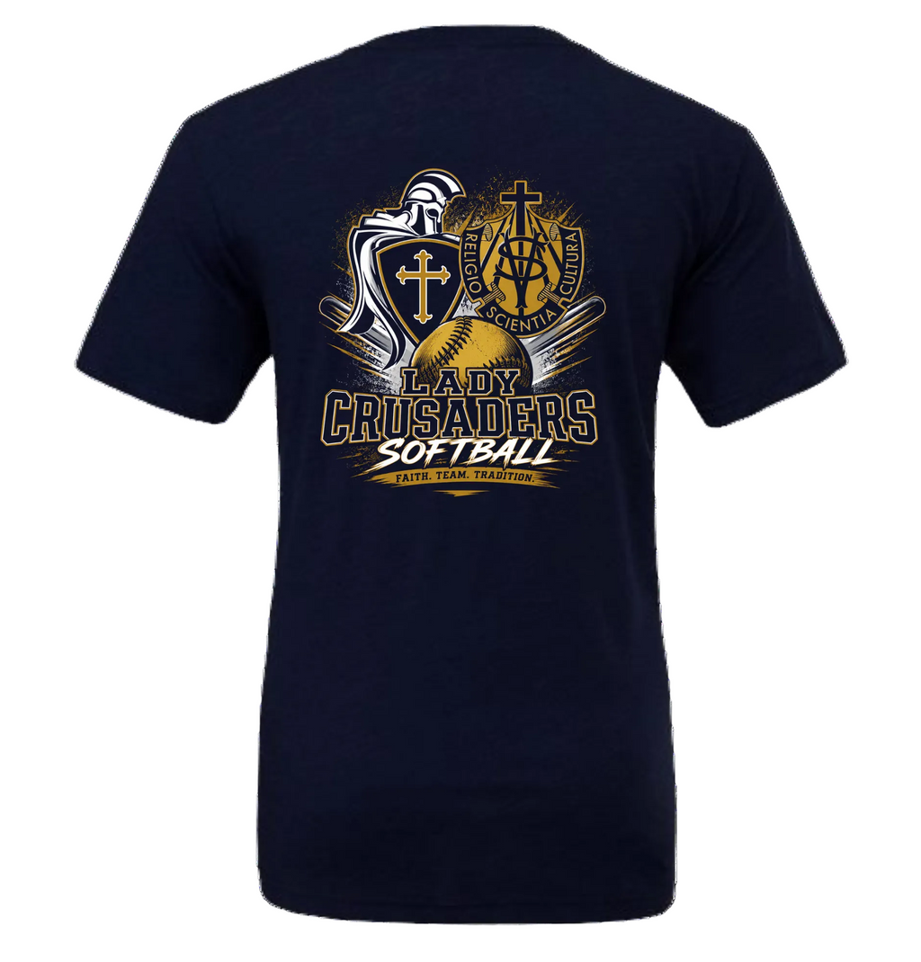 Lady Crusaders Softball Team Shirt