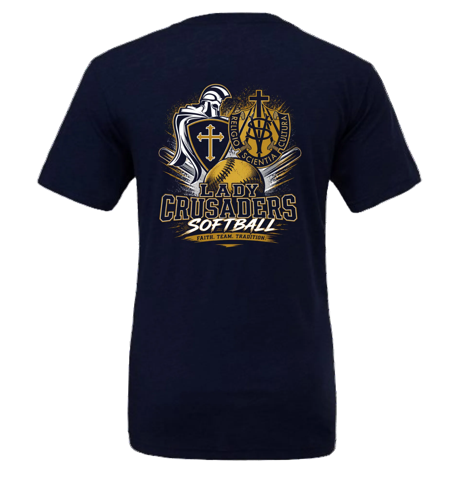 Lady Crusaders Softball Team Shirt